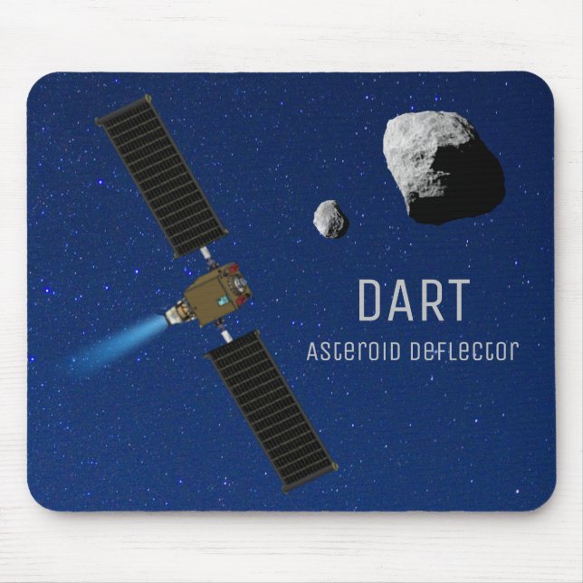 DART Asteroid Deflecting Spacecraft Mouse Mat (Front)