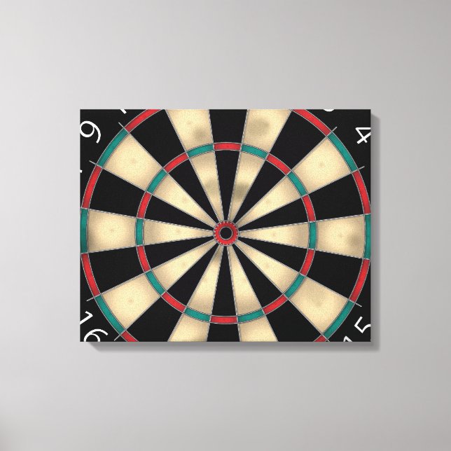 Dart Board Canvas Print (Front)