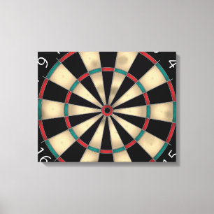 Dart Board Canvas Print