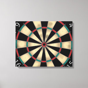Dart Board Canvas Print