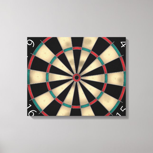 Dart Board Canvas Print (Front)