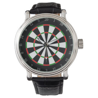 Dart Board Dial Watch