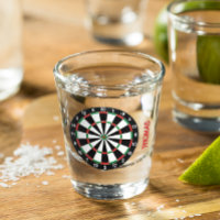 Dart Board Personalised Shot Glass