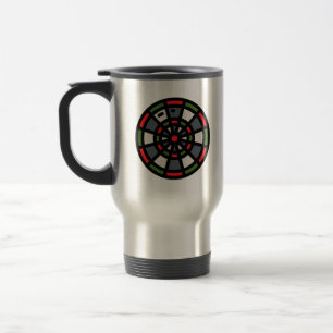 dart-board travel mug