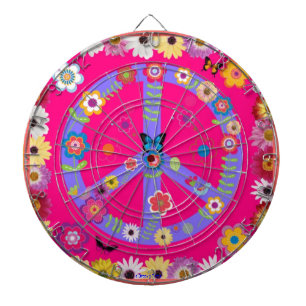 DART BOARDS - PEACE SYMBOL - GROOVY TIMZ - GAMES