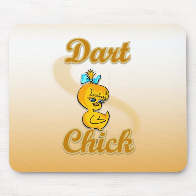Dart Chick Mouse Mat (Front)