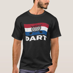 Dart - Dart Dutch Flag Netherlands Dartplayer  180 T-Shirt