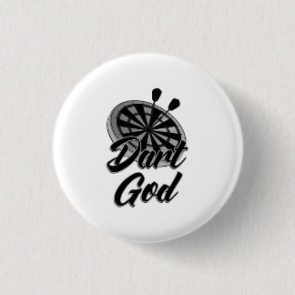 Dart God 3 Cm Round Badge