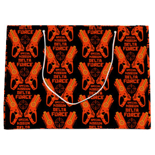 Dart Gun Battle Birthday Large Gift Bag