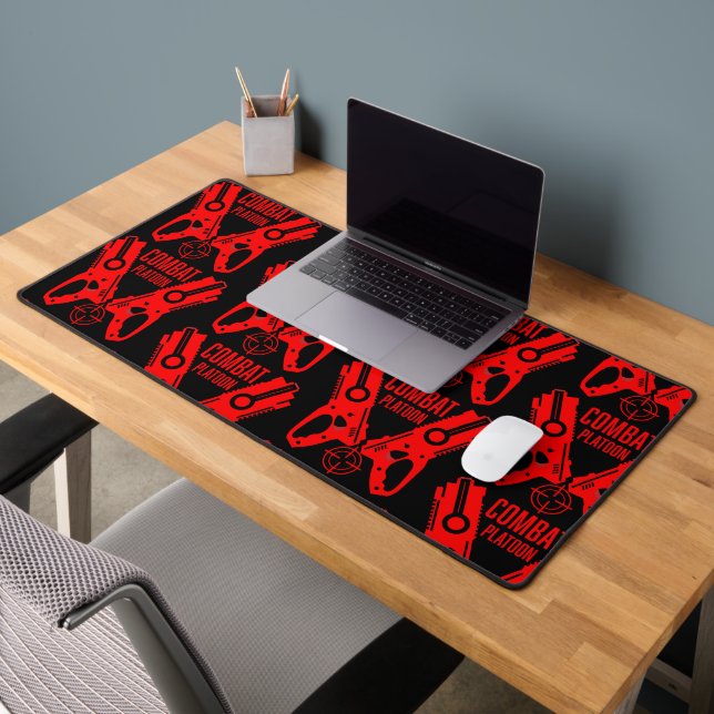 Dart Gun Battle Desk Mat (Office 2)