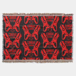 Dart Gun Battle Throw Blanket