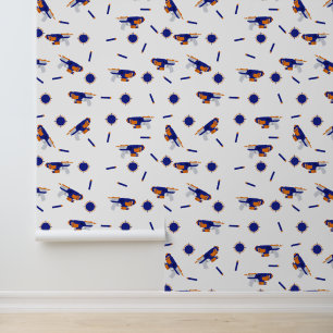 Dart Gun Battle War Boys Target Pattern Wallpaper