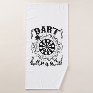 Dart Is My Sport Bath Towel