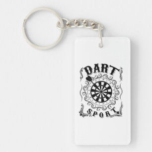 Dart Is My Sport Key Ring