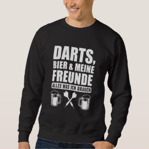 Dart Player 180 One Hundred And Eighty Beer Sweatshirt