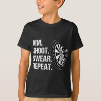 Dart Player Aim Shoot Swear Repeat Funny Darts Pla