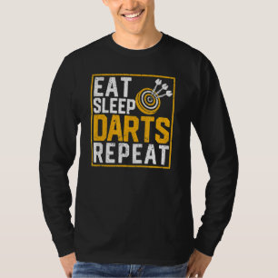 Dart Player Darting Fan Darter Eat Sleep Darts Rep T-Shirt