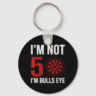 Dart Player Quote For 50th Birthday Not 50 Bulls Key Ring