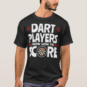 Dart Player TShirt Gifts Dartboard Bullseye