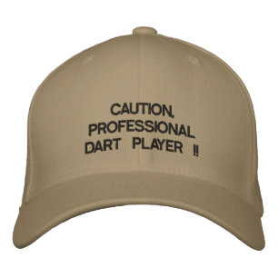 DART_PRO_CAP,_CAUTION. EMBROIDERED HAT