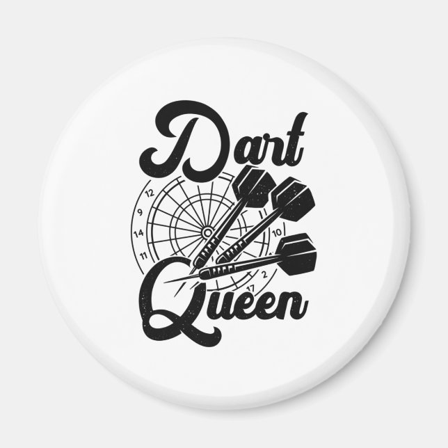 Dart Queen Magnet (Front)