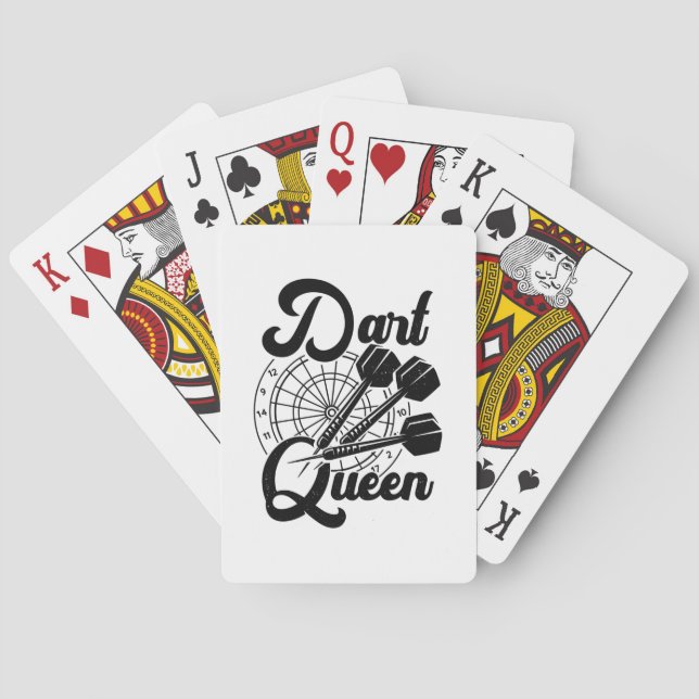 Dart Queen Playing Cards (Back)