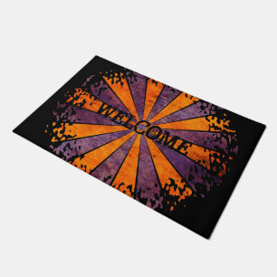 Dart Rays Mandala I + your backgr. & ideas Doormat
