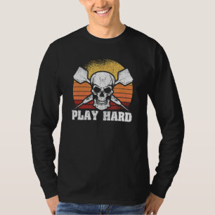 Dart Skull Arrow Dartboard Bullseye Team Darts Fan T-Shirt