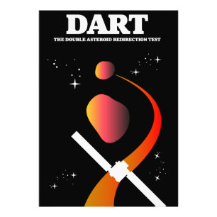 DART space mission space art. Photo Print