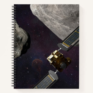 Dart Spacecraft And The Liciacube Prior To Impact Notebook