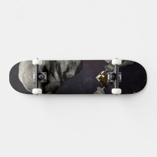 Dart Spacecraft And The Liciacube Prior To Impact Skateboard