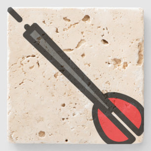 dart stone coaster