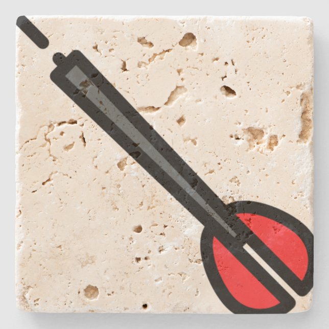 dart stone coaster (Front)