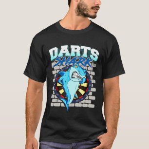 Dart Team Player Shark  Dartboard Darts Quote T-Shirt