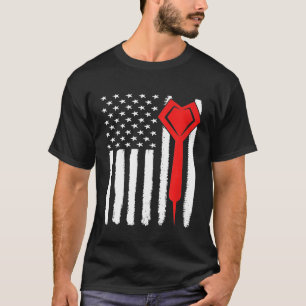 Dart - USA Flag Dart Player T-Shirt