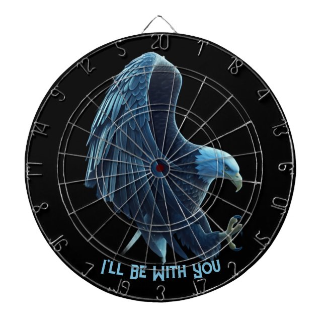 Dartboard Bald Eagle Heart Custom Quote Loyalty 1 (Front)