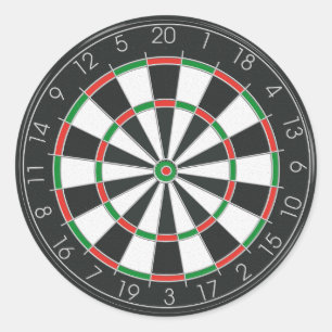 Dartboard Classic Round Sticker