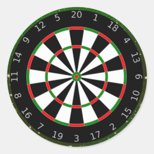 Dartboard Classic Round Sticker