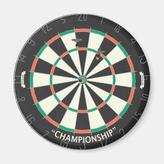 Dartboard & Darts: 3D Model: Magnet