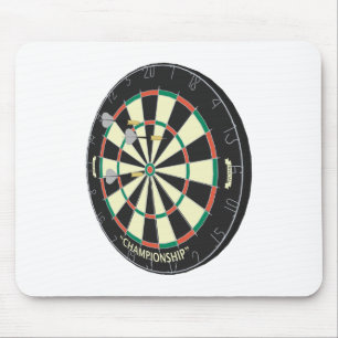 Dartboard & Darts: 3D Model: Mouse Mat