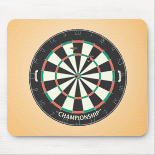 Dartboard & Darts: 3D Model: Mousepad