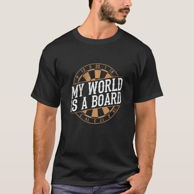 Dartboard Darts Sayings Dart Set Darts Premium T-Shirt (Front)