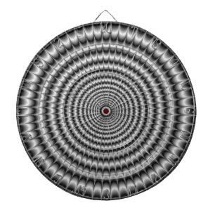 Dartboard Explosion in Silver