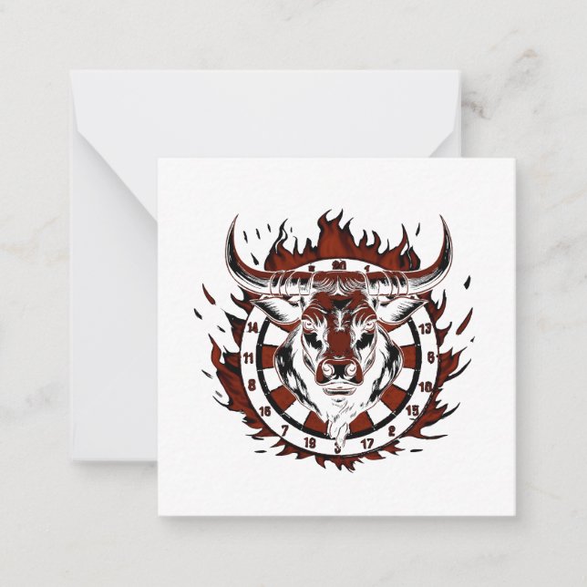 Dartboard Fire Bull Special Design Card (Front)