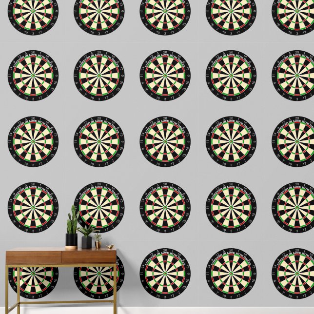 Dartboard - Forever In Love With Darts 2 Wallpaper (Hallway)