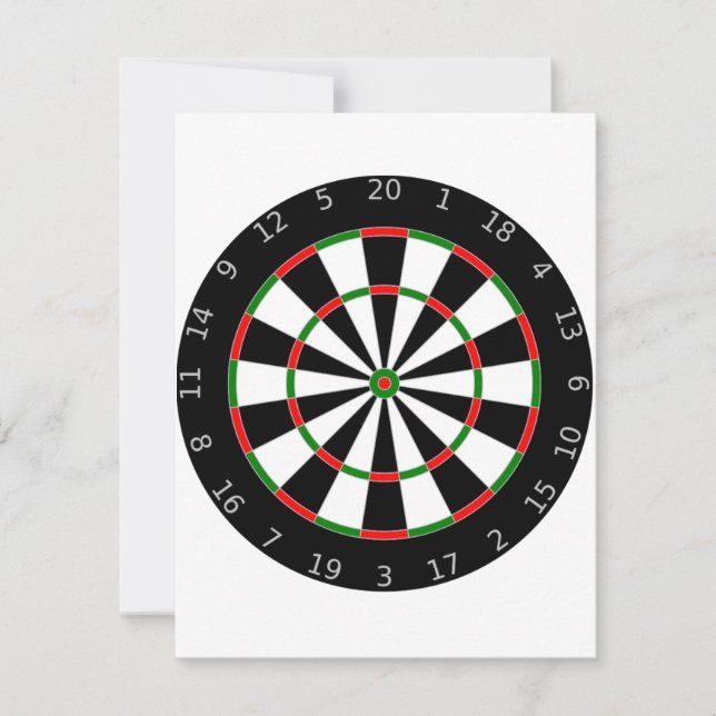 Dartboard Invitations (Front)