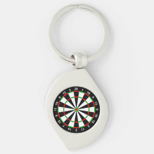 Dartboard Key Ring