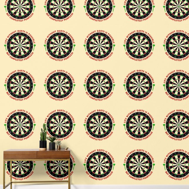 Dartboard - Life without darts is possible 1 Wallpaper (Hallway)
