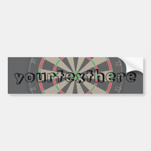 Dartboard Lover Bumper Sticker