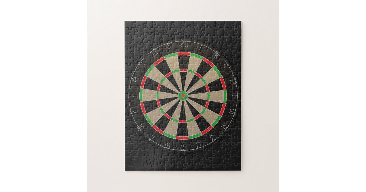 Dartboard Lover Jigsaw Puzzle Zazzle